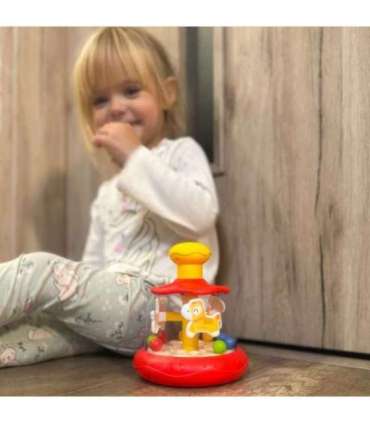 WOOPIE BABY Цветные пони Красная юла-карусель