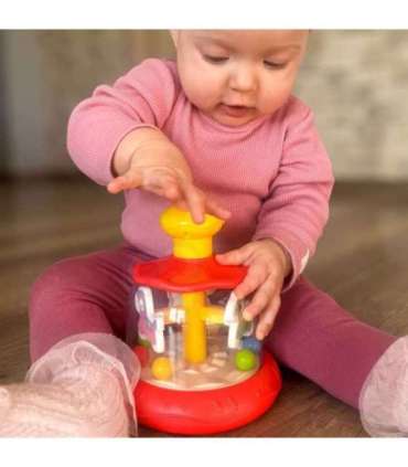 WOOPIE BABY Цветные пони Красная юла-карусель