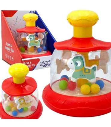 WOOPIE BABY Цветные пони Красная юла-карусель