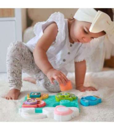 WOOPIE BABY Интерактивная игра-пазл: сопоставь транспорт и животных, синяя