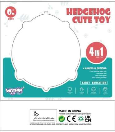 WOOPIE BABY 4-ühes sensoorne mänguasi — siil Pop-it, ergutav