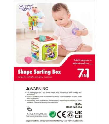 WOOPIE BABY sensoorne hariv tegevuskuubik