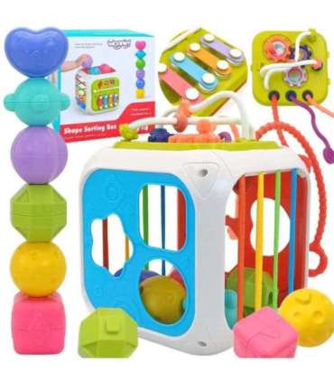 WOOPIE BABY sensoorne hariv tegevuskuubik