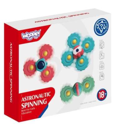WOOPIE BABY närimislelu-spinner, pöörlev iminapaga, komplekt 3 tk _5TK