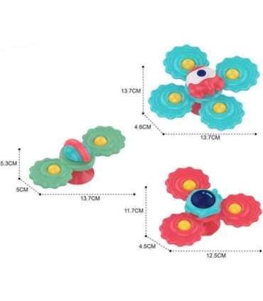 WOOPIE BABY närimislelu-spinner, pöörlev iminapaga, komplekt 3 tk _5TK
