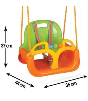 WOOPIE 3-ühes kiik apelsinivärvi