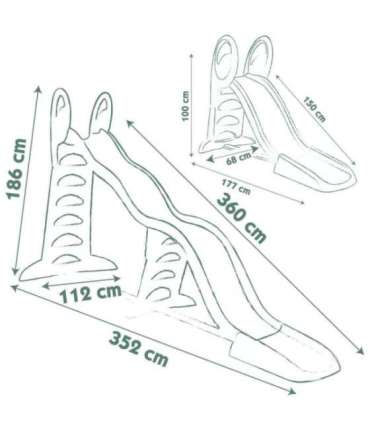 Smoby MEGAGLISS 2-ühes liumägi