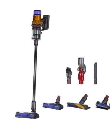 Dyson V12 Detect Slim Absolute handheld vacuum Nickel, Yellow Bagless (2023)