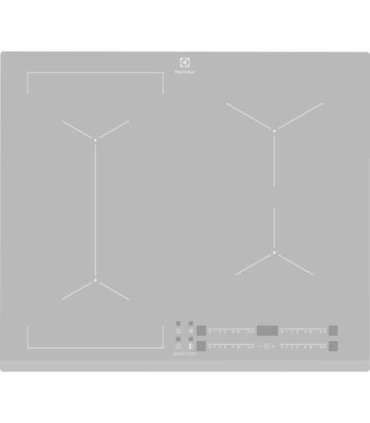 Electrolux EIV63440BS Silver Built-in Zone induction hob 4 zone(s)