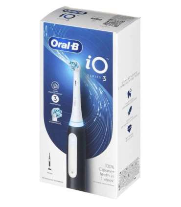 Braun Oral-B iO3 Matt Black electric toothbrush