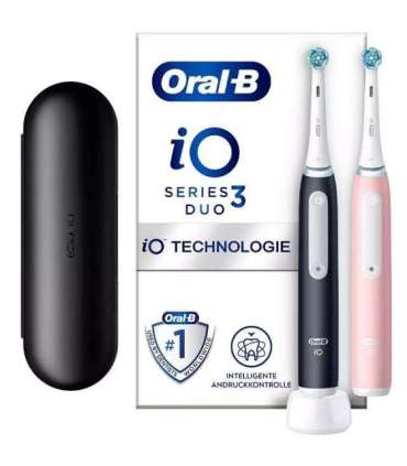 Oral-B iO 6 Adult Rotating toothbrush Black, Pink