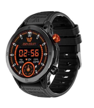 Weofly Conquer Smartwatch - Multifunction Watch Bluetooth 5.3 Black