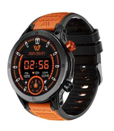 Weofly Conquer Smartwatch - Multifunction Watch Bluetooth 5.3 Orange