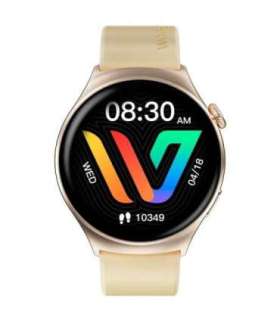 Weofly Curve Smartwatch - Multifunction Watch Bluetooth 5.3 Gold