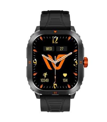 Weofly Pioneer Smartwatch - Multifunction Watch Bluetooth 5.3 Black