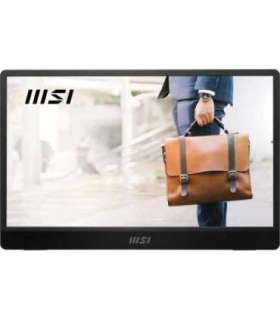 MSI PRO MP161 E2U portable TV/monitor Portable monitor Black 39.6 cm (15.6") LED 1920 x 1080 pixels