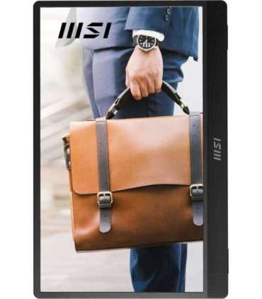 MSI PRO MP161 E2U portable TV/monitor Portable monitor Black 39.6 cm (15.6") LED 1920 x 1080 pixels