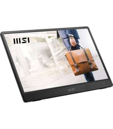 MSI PRO MP161 E2U portable TV/monitor Portable monitor Black 39.6 cm (15.6") LED 1920 x 1080 pixels