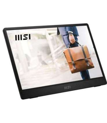 MSI PRO MP161 E2U portable TV/monitor Portable monitor Black 39.6 cm (15.6") LED 1920 x 1080 pixels