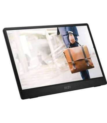 MSI PRO MP161 E2U portable TV/monitor Portable monitor Black 39.6 cm (15.6") LED 1920 x 1080 pixels
