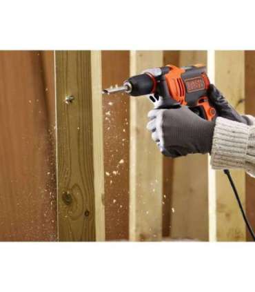 Black & Decker BEH710-QS drill 2800 RPM Black, Orange