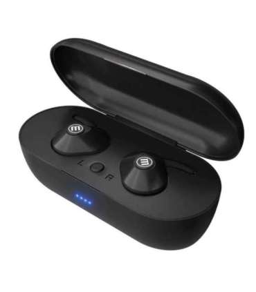 MAXELL MINI DUO Wireless in-ear headphones with charging case Black