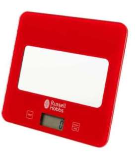 Russell Hobbs RH015711RAR Square digital scale 5kg red