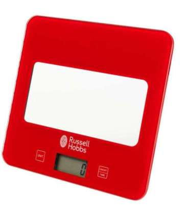 Russell Hobbs RH015711RAR Square digital scale 5kg red