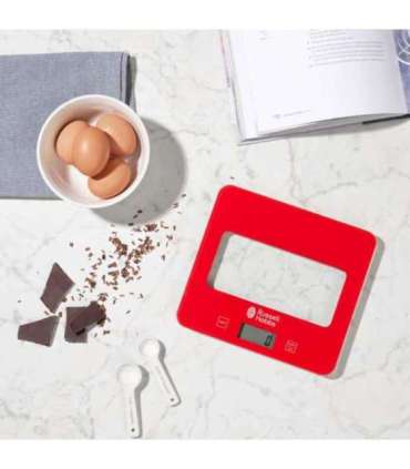 Russell Hobbs RH015711RAR Square digital scale 5kg red