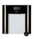 Salter SA00550BGCFAS Glass Analyser Bathroom Scale Black/Gold