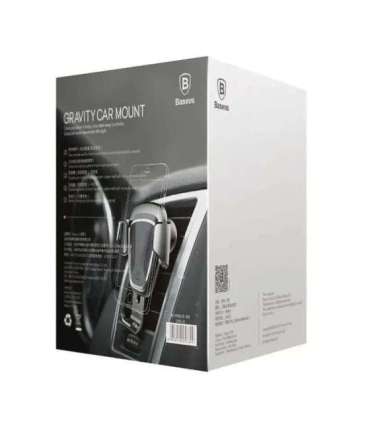 Baseus gravitational grip on the car grid - black