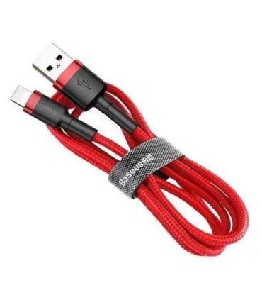 Baseus Cafule USB Lightning cable 2.4A 1m (black + red)
