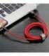 Baseus Cafule USB Lightning cable 2.4A 1m (black + red)