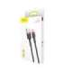 Baseus Cafule Micro USB cable 1.5A 2m (Red+Black)