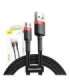 Baseus Cafule Micro USB cable 1.5A 2m (Red+Black)