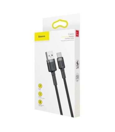 Baseus Cafule cable USB-C 2A 2m (Gray+Black)