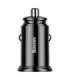 Baseus Circular 2xUSB QC3.0 5A 30W car charger (black)