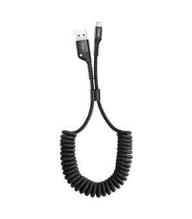Baseus Spring-loaded cable Lightning 1m 2A (black)