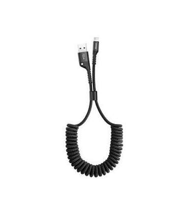 Baseus Spring-loaded cable Lightning 1m 2A (black)
