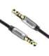 Baseus Yiven Audio Cable mini jack 3,5mm AUX, 1m (Black+Silver)