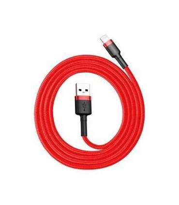 Baseus Cafule USB Lightning Cable 2,4A 0,5m (Red)