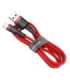 Baseus Cafule USB Lightning Cable 2,4A 0,5m (Red)