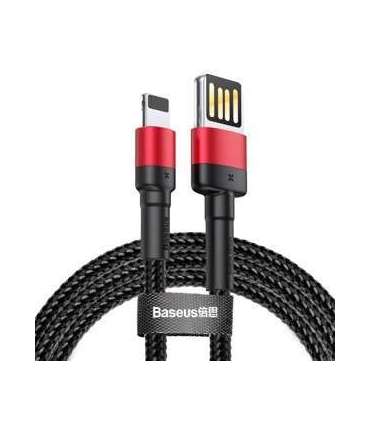 Baseus Cafule Double-sided USB Lightning Cable 2,4A 1m (Black+Red)