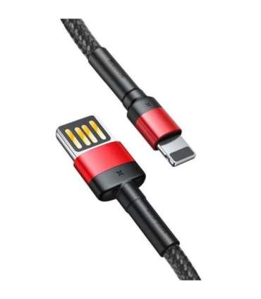Baseus Cafule Double-sided USB Lightning Cable 2,4A 1m (Black+Red)