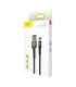 Lightning USB cable (reversible) Baseus Cafule 2.4A 1m (gray-black)
