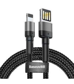 Baseus Cafule Double-sided USB Lightning Cable 1.5A 2m (Gray+Black)
