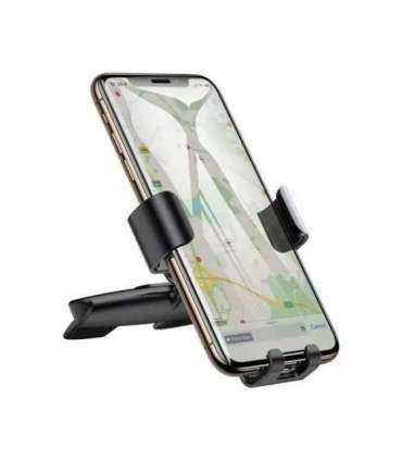 Baseus Metal Age Gravitational Holder for CD slot (Black)
