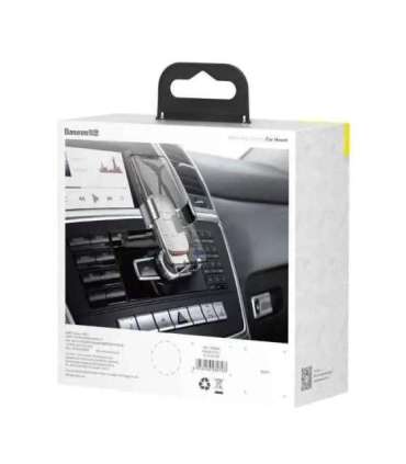 Baseus Metal Age Gravitational Holder for CD slot (Black)