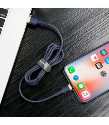 Baseus Cafule Lightning cable 1.5A 2m (Gold+Dark blue)