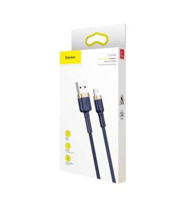 Baseus Cafule Lightning cable 1.5A 2m (Gold+Dark blue)